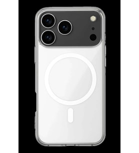 iPhone 17 Pro Kılıf Magneticsafe Şeffaf Silikon - Şeffaf