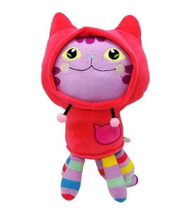Gabby's Dollhouse DJ Catnip İthal Oyuncak Peluş 25 CM (Çok Renkli)