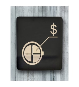Dolar Temalı Bilek Destekli Mouse Pad