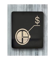 Dolar Temalı Bilek Destekli Mouse Pad