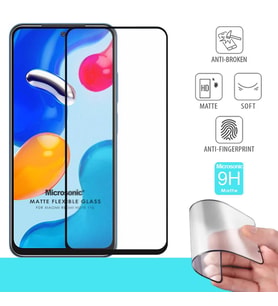 Microsonic Xiaomi Redmi Note 11S Seramik Matte Flexible Ekran Koruyucu Siyah
