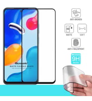 Microsonic Xiaomi Redmi Note 11S Seramik Matte Flexible Ekran Koruyucu Siyah