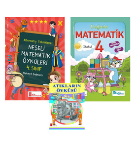 Ata 4.Sınıf Neşeli Matematik Öyküleri + Doğada Matematik (Karışık)
