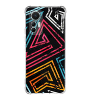 Xiaomi Mi 12 Lite Uyumlu Köşe Korumalı Antişok Kapak Eskitme Tasarımlı Şeffaf Silikon Kılıf