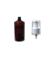 250ml kahverengi serum pompalı pet şişe, 24 adet, serum şişesi, pompalı şişe, medikal şişe, kozmetik şişesi, plastik şişe