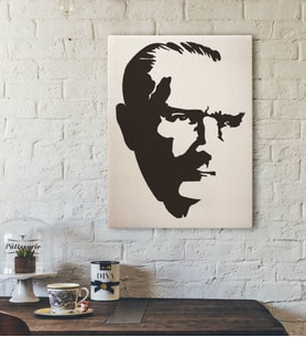 BK Home Atatürk Silüet Tasarımlı Kanvas Tablo-4