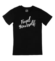 Find Yourself Siyah Tişört