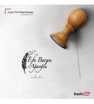Kişiye Özel Kitap Damgası Kitap Mührü Kaşe Kitap Mühür Özel Damga 82