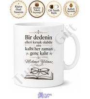 Dünyanın En İyi Dedesi Yazılı Kupa Bardak Dedeye Özel Hediye