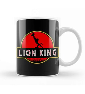 Lion King Jurassic Park Circle Of Life Kupa Bardak Porselen