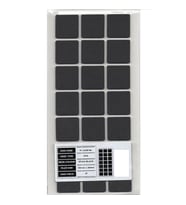 Mobilya Altı Zemin Koruyucu Eva 30*30mm (Siyah)