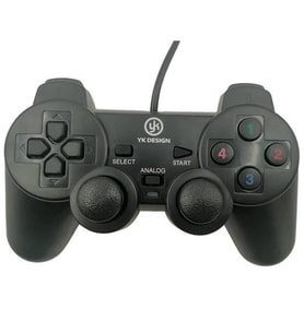 Çift Titreşimli Usb Kablolu Oyun Kolu Pc Uyumlu Vibration Gamepad