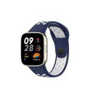 Xiaomi Redmi Watch 3 Spor Delikli Kordon (saat Değildir) - Lacivert-beyaz