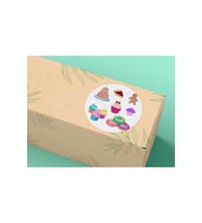 Tatlıcı Baklavıcı Kadayıfçı Dondurmacı Etiketi Dessert Sweet Mat Sticker 3 Cm (100 Adet)