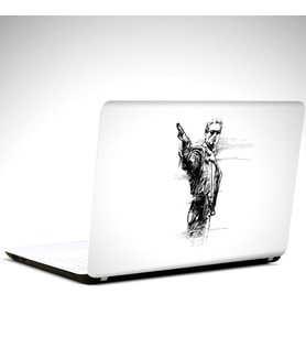 Terminatör Laptop Sticker 10 İnch (25X19CM)