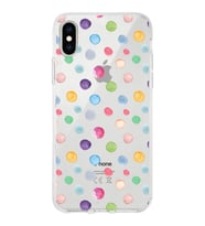PrintiFy Apple  iPhone XS ile Uyumlu 1mm Slim Fit Water Color 6 Baskılı Şeffaf  Kılıf