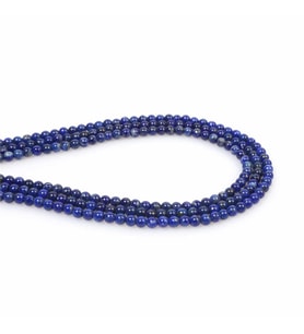 Lapis Lazuli Taşı Küre Kesim Parlak 4mm Doğal Taş Dizi