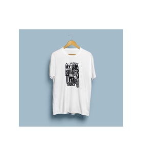 Oversize My Gun Is Much Bigger Than Yours Yazılı Unisex T-shirt