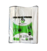 Doğanpack Şeffaf Naylon 3 lük 25x42 Cm. Bakkaliye Poşeti Torbası - 1 Kg. - Ort. 140 Adet - 1 Paket