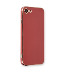 iPhone 7 Kılıf Volet Silikon - Kırmızı
