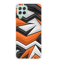 Samsung Galaxy M32 Uyumlu Kapak Grafiti Tasarımlı Şeffaf Silikon Kılıf
