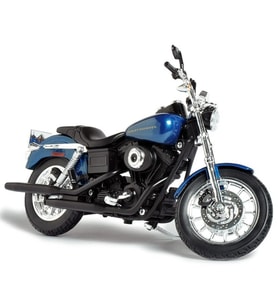 Harley Davidson 1/12 Ölçek 2004 Dyna Super Glide Sport Lacivert Diecast Motosiklet