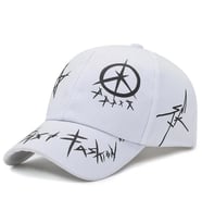 Valkyrie Trucker Şapka Unisex Metal Tokalı Ayarlanabilir Beyzbol Beyaz