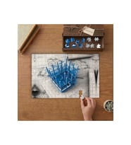 İnşaat Mühendisi - Çizim - Proje Tasarımı 240 parça Ahşap Puzzle Ahşap Kutuda MP05860