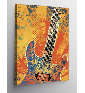 Kanvas Tablo Elektro Gitar