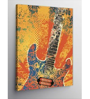 Kanvas Tablo Elektro Gitar
