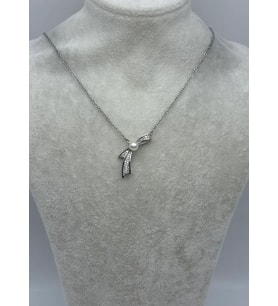 Çelik Silver Çıtır Kolye - 25-ctr407