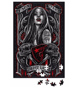 Vampira Vampir Puzzle 240 Parça Yapboz