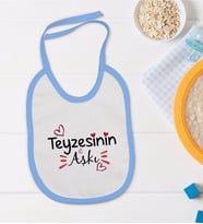 BK Kids Mavi Bebek Mama Önlüğü - Model 38