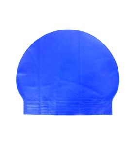 Bermuda Latex Swim Cap Yüzücü Bonesi Koyu Mavi