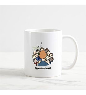 Sınıf Öğretmeni Kupa Bardak (3. Tasarım) (Beyaz)