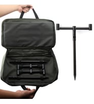 TechTic Sazan Balıkçılık Çantalı Buzz Sticks Buzzbar Bankstick Olta Çubuğu Tutacağı 2 Rods Kit Ayak