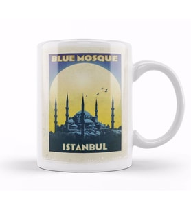 Sultanahmet Camii Kupa Bardak Porselen