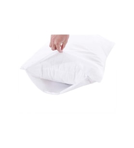 4 lü Sıvı Geçirmez Yastık Alezi Pamuklu Fermuarlı 50x70