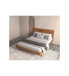 Soft Wood Model Masif Ahşap Karyola Kolay Kurulum Fırınlanmış İthal Sibirya Çamı 90x200 Yatak Uyumlu
