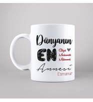 Dünyanın En Güzel Annesi Baskılı Kupa Kişiye Özel