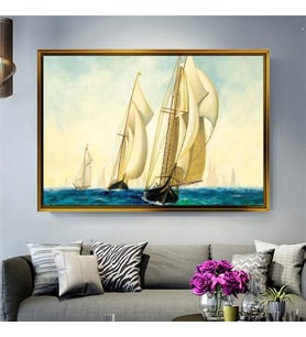 Altın Çerçeveli dekoratif tablo a1087 (Gold)
