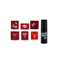 Melek Modelleri Spray Tattoo Geçici Sprey Dövme Seti