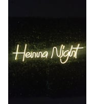 Henna Night Kına gecesi neon yazı ışıklı tabela(70x35cm)