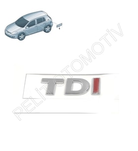Golf 6 Bagaj Kapak TDI Yazı 1K9853675M 6RF853675B