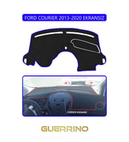 FORD Courier 2013-2020 EkransızTORPİDO KORUMA HALISI MAVİ KENAR