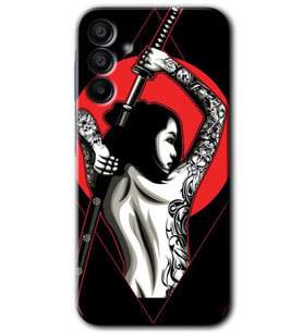 Galaxy A15 Kılıf HD Desen Baskılı Kılıf - Samurai Girl