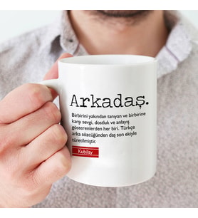 Kişiye Özel Arkadaş Kupa Bardak