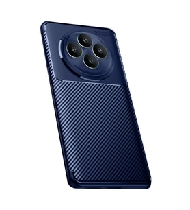 Oppo Reno 11 Fs Kılıf Auto Focus Karbon Kapak - Lacivert