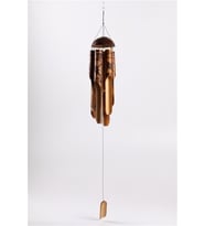 Feng Shui Coconat Bambu Rüzgar Çanı Küçük Boy (Karışık)