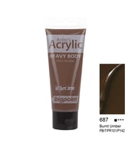 Bigpoint Akrilik Boya 75 ml Burnt Umber 687
